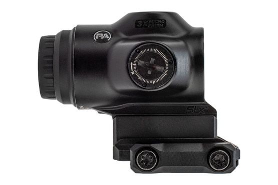 Micro Prism sight 3x Griffin X Mil reticle from the right side view